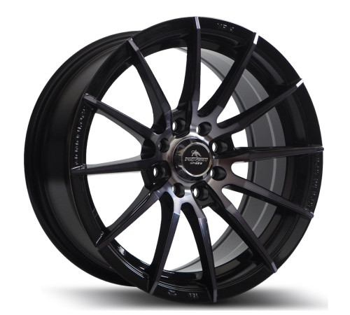 15" 4x100 Forzza Atom Black Magic Machined ET25 7.0J