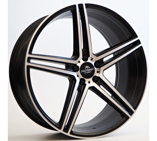 21" 5x112 Forzza Bosan Black Matt Face Machined ET25 9.0J