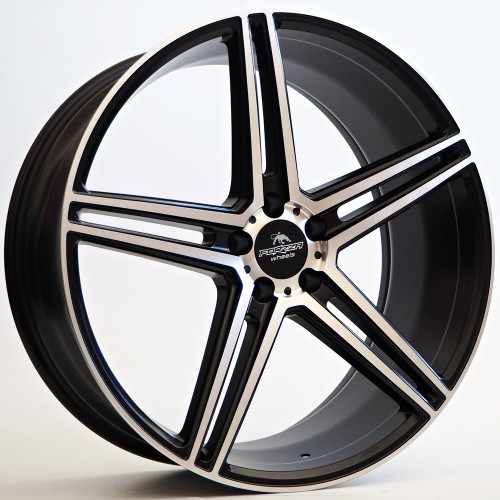 21" 5x112 Forzza Bosan Black Matt Face Machined ET25 9.0J