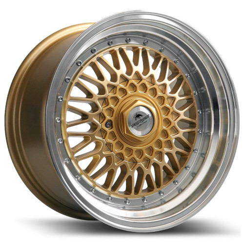 16" 5x100 Forzza Malm Gold/Lip Machined ET20 8.0J