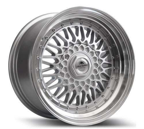 16" 4x100 Forzza Malm Silver/Lip Machined ET15 9.0J