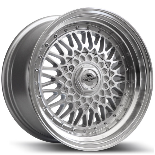 17" 4x100 Forzza Malm Silver/Lip Machined ET30 8.5J