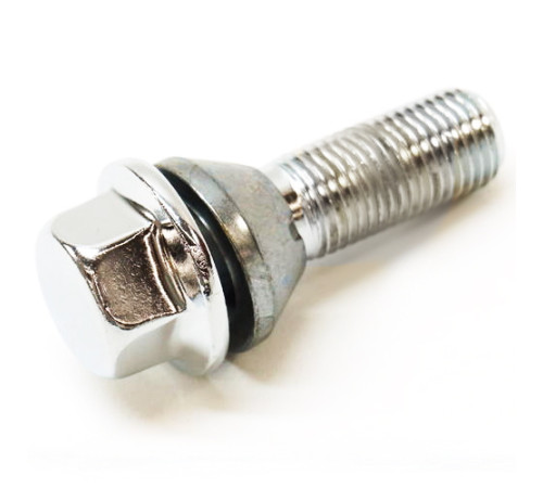 M14x1.5x34 HEX 19 mm rotejošs Konuss Diska skrūve Hromēta VOLVO OEM 31362432