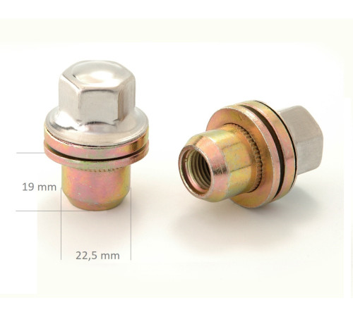 M14x1.5x42 HEX 22 mm Flat Diska uzgrieznis