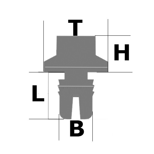 Dekoratīvas skrūves (kniedes) diskiem DOTZ MAGELLO SP5 REVO  DOTZ MAGELLO SP5 REVO Z01504