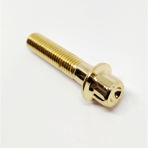 M7x1x 31 GOLD mm BBS, OZ, Shmidt, RH, Ronal, Speedline disku skrūves