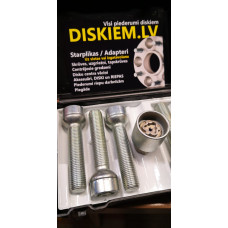 M14 x 1.5 x 60 mm HEX17 Sfēra R13 Drošības skrūves