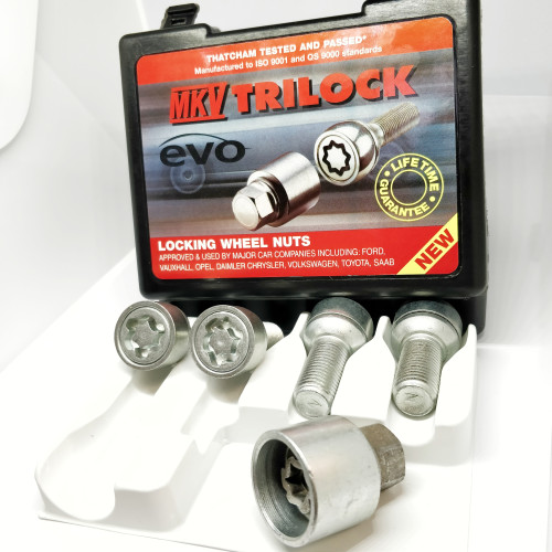 M14 x 1.5 x 27 mm HEX17 Sfēra R13 Drošības skrūves EVO5