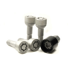 M12 x 1.5 x 40 mm HEX17 Sfēra R12 Drošības skrūves EVO5