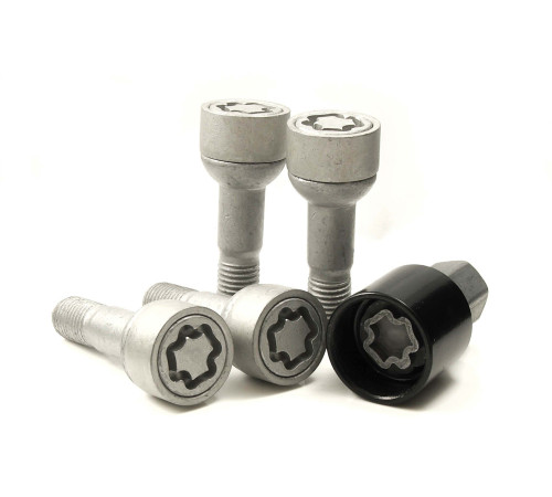 M12 x 1.5 x 40 mm HEX17 Sfēra R12 Drošības skrūves EVO5