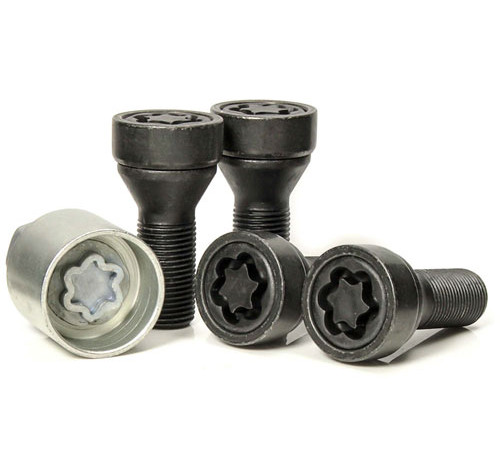 M14 x 1.25 x 26 mm HEX17 Konuss Drošības skrūves EVO5 Black