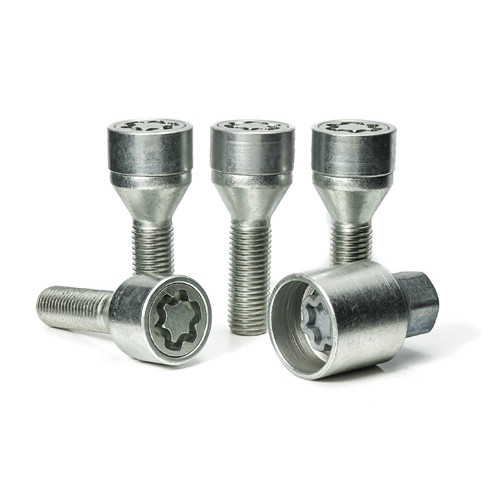M12 x 1.25 x 35 mm HEX17 Cone Wheel locking bolts EVO5