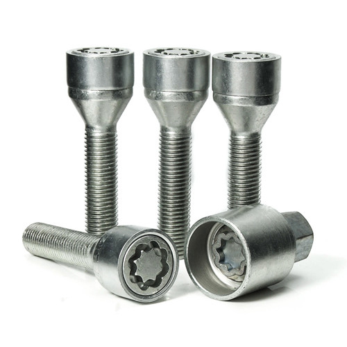 M12 x 1.25 x 50 mm HEX17 Cone Wheel locking bolts EVO5