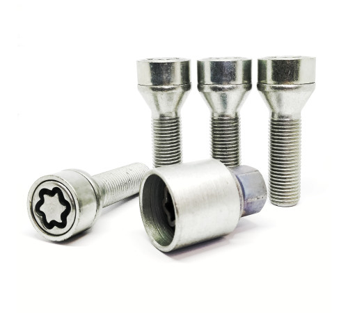 M14 x 1.5 x 50 mm HEX17 konuss drošības skrūves EVO5