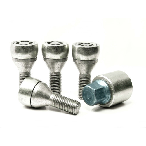 M12 x 1.5 x 25 mm HEX17 Cone Wheel locking bolts EVO5