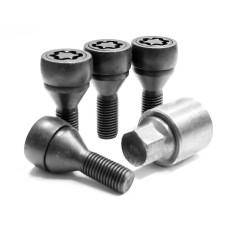 M12 x 1.5 x 26 mm HEX17 Konuss BMW Drošības skrūves EVO5 Black