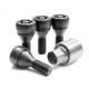 M12 x 1.5 x 26 mm HEX17 Cone BMW Wheel locking bolts EVO5 Black