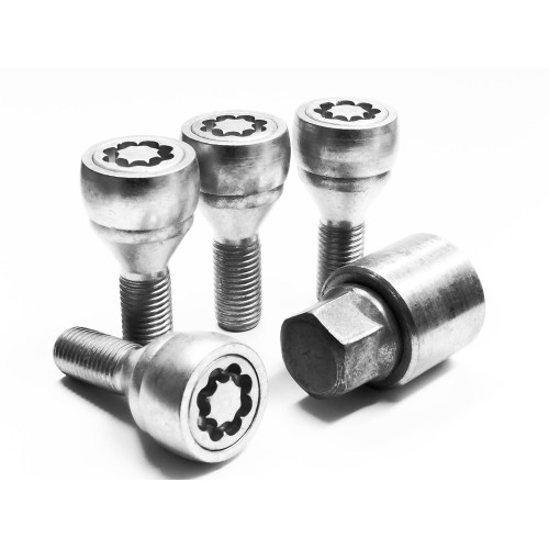 M12 x 1.5 x 25 mm HEX19 Cone Wheel locking bolts EVO5