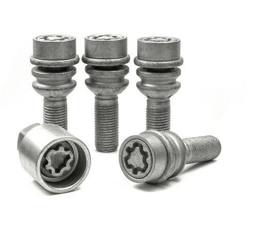 M14 x 1.5 x 36 mm HEX19 Sfēra R14 VW Riteņu drošības skrūves EVO5