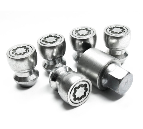 1/2 UNF mm HEX19 Konuss 5 x Riteņu drošības uzgriežņi EVO5