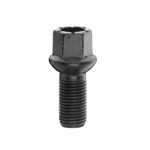 M14x1.5x27 HEX 17 mm Sphere R13 Wheel bolt ( Black)