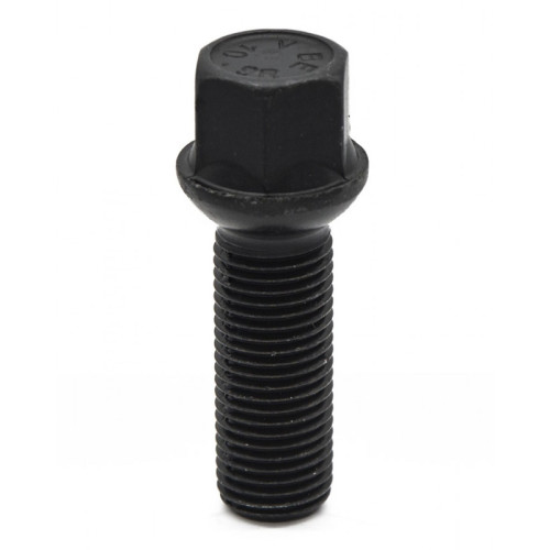 M14x1.5x45 hex17 R12 Sphere Wheel bolt (Black)