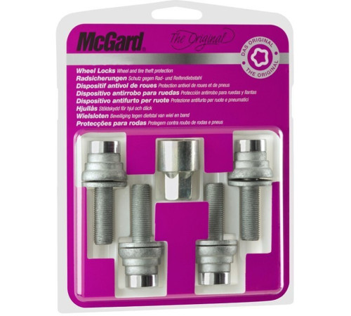 Bolts M12x1,25 42,9 HEX 19 mm flat