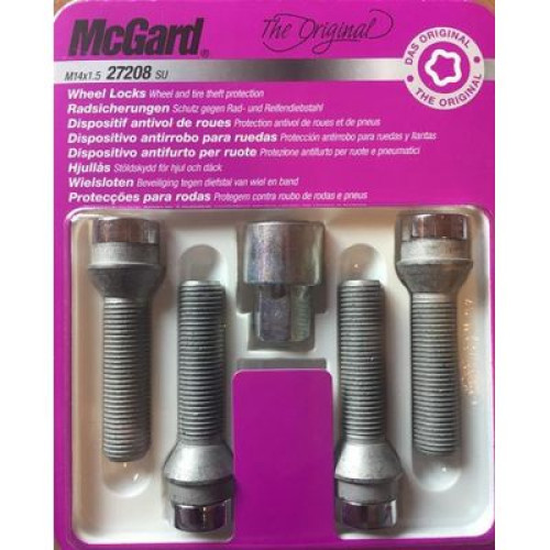 Bolts M14x1,5 50 HEX 17 mm Conus 60°