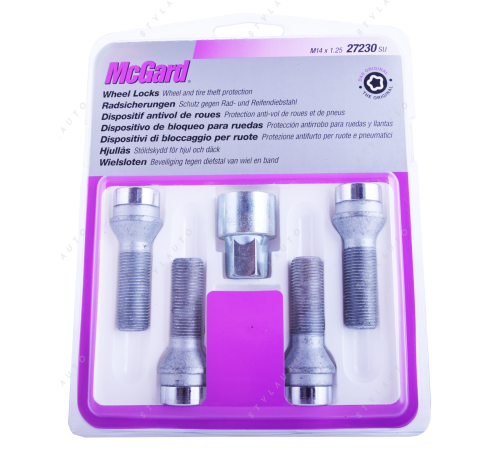 Skrūves M14x1,25 38 HEX 17 mm Konuss 60°