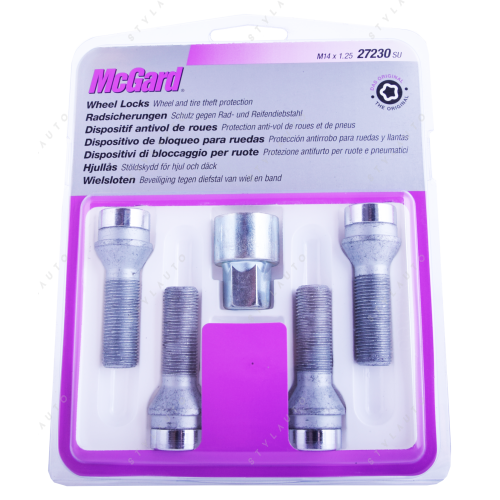 Bolts M14x1,25 38 HEX 17 mm Conus 60°