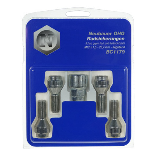 Skrūves M12x1,5 26,4 HEX 17 mm / 19 mm Konuss 60°