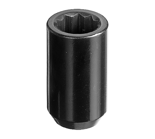 M12x1.5  HEX zvaigzne. Diametrs 20mm riteņa tuninga uzgrieznis (melns)