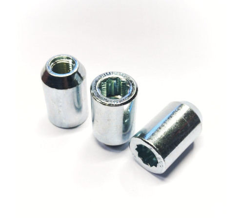 M12x1.5  HEX zvaigzne. Diametrs 23mm riteņā tuninga uzgrieznis