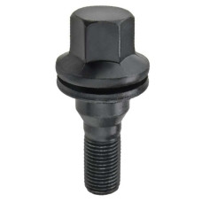 M12x1.25x17/57 HEX 17 mm plakana Diska skrūve (melna)