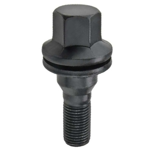 M12x1.25x17/57 HEX 17 mm plakana Diska skrūve (melna)