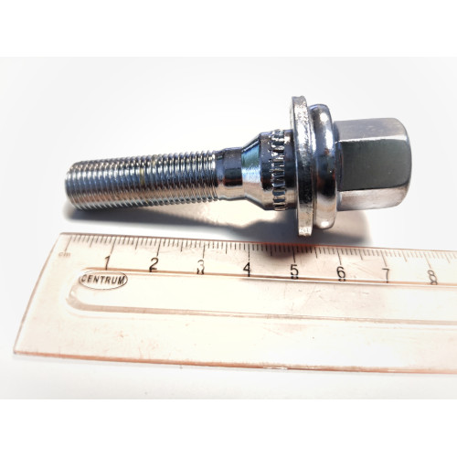 M12x1.25x51mm HEX 17 mm plakana Diska skrūve priekš 15mm flančiem