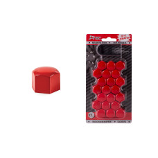Skrūvju vāciņi 17mm (Red) J-Tec