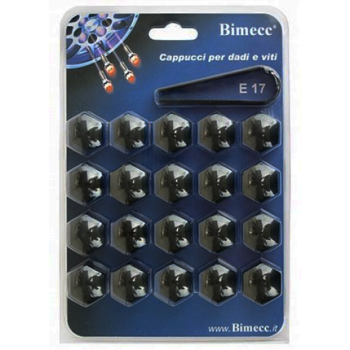 Skrūvju vāciņi 17mm (Melni) 