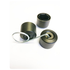 Skrūvju vāciņi 19mm (Melni, apaļi) 