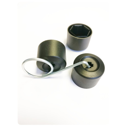 Skrūvju vāciņi 19mm (Melni, apaļi) 