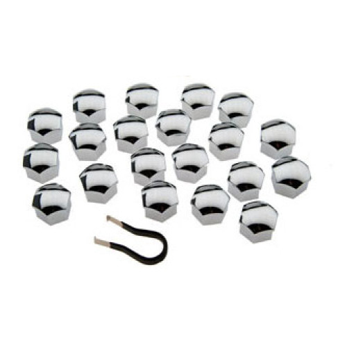 Skrūvju vāciņi 19mm (Hroms) 