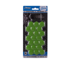 Skrūvju vāciņi 19mm (Green) J-Tec