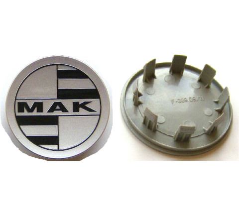 77.0mm F309 Rennen Silver MAK wheel center cap