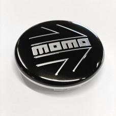 53.5mm MOMO diska vāciņš Arrow  (CAP-171-4, H 2183) BLACK GLOSSY