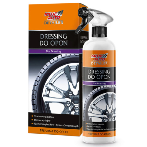 Riepu apkopes līdzeklis. mitru riepu efekts. 500ML / MOJE AUTO