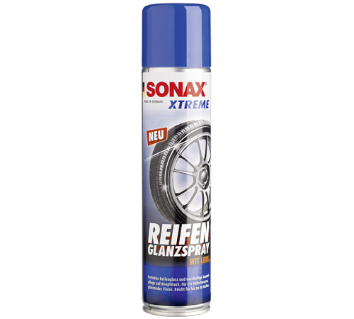 SONAX 02353000 Xtreme riepu spīduma aerosols Wet Look riepu aerosols 400 ml