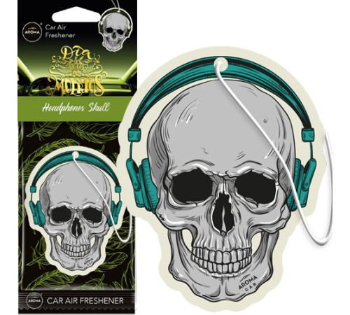 AROMA gaisa atsvaidzinātājs MUERTOS Headphones Skull