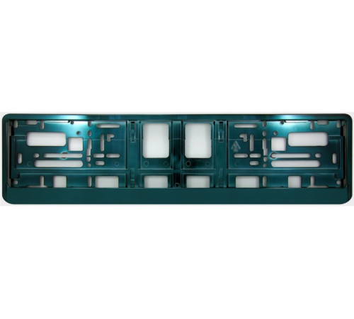 TUMŠI ZILS METALA KRĀSAS Auto numura turētājs