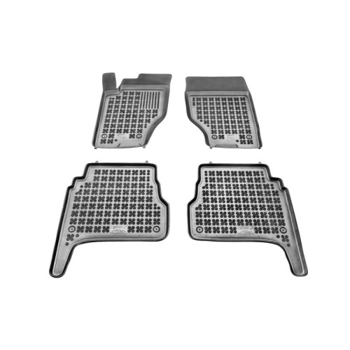 Grīdas paklāji (gumija, 4gab., krāsa melns) KIA SORENTO I 08.02- SUV