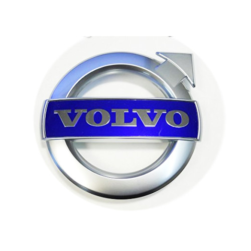 125mm Hromēts Aplis Volvo PRIEKŠĒJAS RESTES LOGO, C30, C70, S40, S60, S80, V40, V50, V60, V70, XC70, XC90
